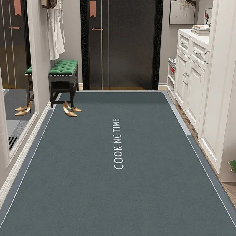 Extra Large Entrance Foyer Carpet Mat – Diatomaceous Earth Absorbent, Quick-Dry & Anti-Slip Rug for Bathroom, Kitchen & Hallway