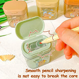 Cartoon Capybara Double Hole Pencil Sharpener – Portable Cute Manual Stationery Tool