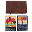Premium Wooden Art Set — Multifunctional Sketching & Painting Kit with Foldable Storage Box (School & Creative Projects) 🎨