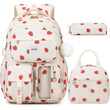 Backpack for Girls – School Backpack with Lunch Bag & Pencil Pouch, Teen Laptop Backpack for Women, Elementary to High School