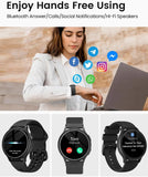 Smart Watch for Women – 1.27” HD Fitness Tracker with 400+ Watch Faces, Bluetooth Calls & Female Health Monitor (iPhone & Android)