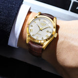 2025 LIGE Men’s Waterproof Luxury Watch – Luminous Leather Quartz Sports Wristwatch for Men ⌚✨