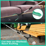 “Foldable Litter Picker Grabber Tool – 43" Telescopic Reach Reacher with Non-Slip Jaws”