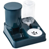 Automatic Cat Feeder & Water Dispenser Set – 2-in-1 Tilted Pet Food Bowl & Gravity Waterer 🐱💧✨