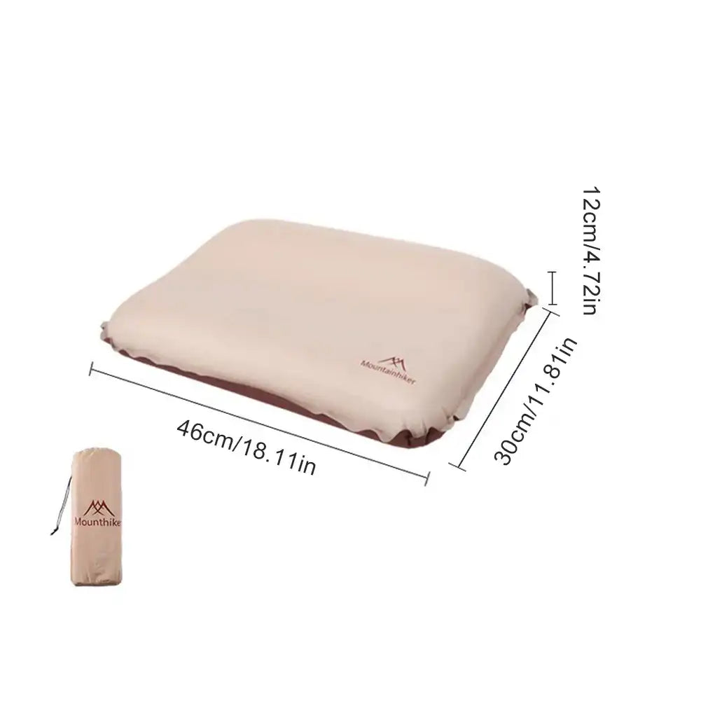 Self-Inflating Camping Air Pillow – High-Rebound, Compressible Travel Neck Support