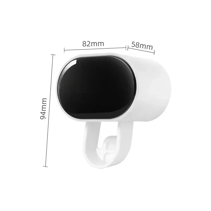 Automatic Toothpaste Dispenser & Toothbrush Holder – Wall-Mounted Bathroom Organizer
