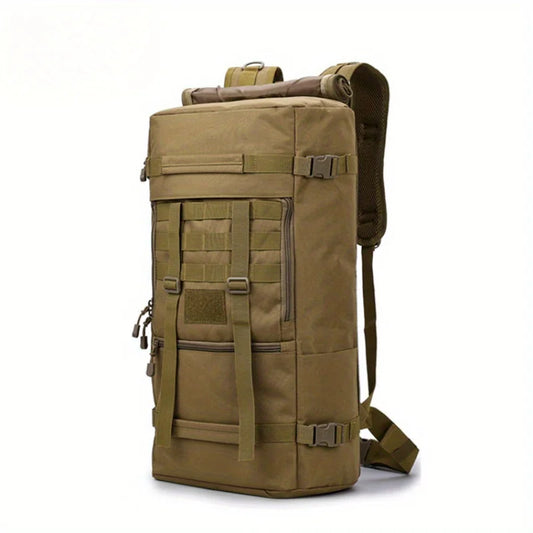 50L Multi-Purpose Outdoor Backpack – Large-Capacity Travel & Luggage Bag | Men’s Convertible Messenger Carry Pack
