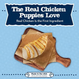 Baby Blue Natural Puppy Training Treats – Soft Dog Treats with Savory Chicken Flavor, 4oz Resealable Bag