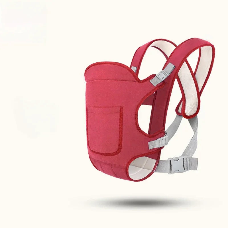 4-in-1 Ergonomic Baby Carrier Backpack – Breathable Newborn Sling with Hipseat & Waist Belt (Smart Design for Comfort & Support)