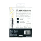 Reversible Acrylic Paint Markers – 6-Pack Multi-Surface Non-Toxic Art Pens for Crafts & DIY Projects 🎨