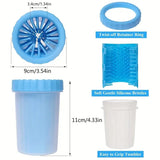 Portable Pet Paw Cleaner Cup – Reusable Dog & Cat Foot Washer for Mud, Dirt & Outdoor Adventures