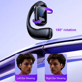 Handsfree Bluetooth Headset – Single Ear Hook Earpiece with Noise Cancelling Mic, Waterproof Design for Android, iPhone & Samsung