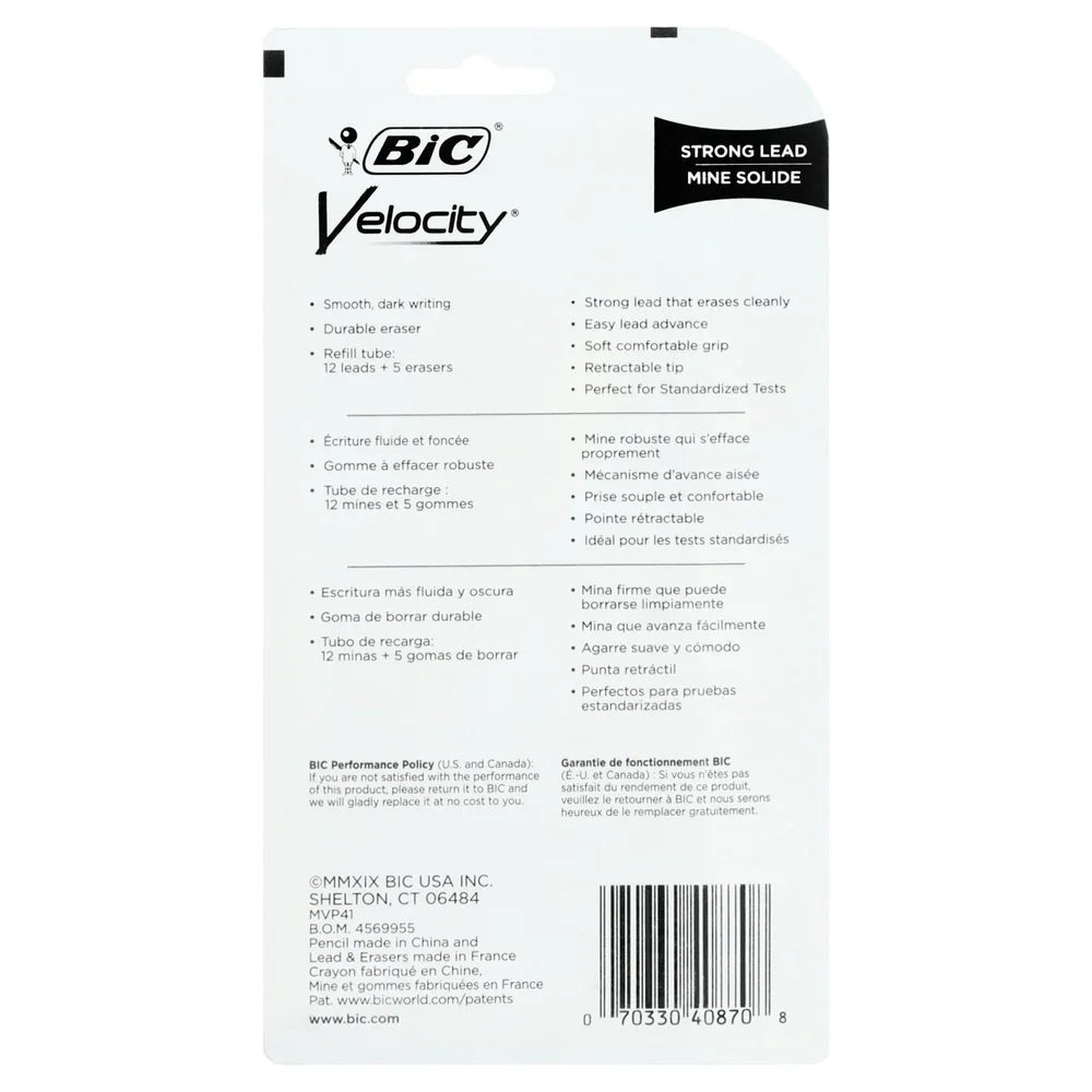 0.9 mm Mechanical Pencils – Shatter-Resistant, Refillable Erasers & Comfortable Grip (4-Pack)