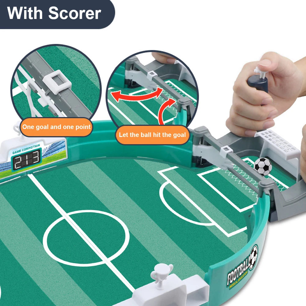 Mini Tabletop Football Game – Portable Interactive Soccer Toy for Kids, Parties & Competitive Play ⚽🎯