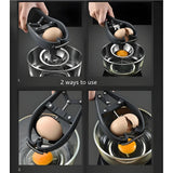 3-in-1 Stainless Steel Egg Separator & Cracker – Professional Yolk/White Splitter with Quick-Release Baking Tool 🥚✨