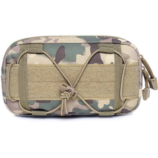 Men’s Tactical MOLLE Messenger Bag – Compact EDC Sling, Crossbody & Waist Utility Pouch for Outdoor & Survival Gear