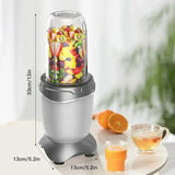 Portable Blender with Button 450W – Professional Kitchen Smoothie & Shake Maker