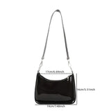 Clear Jelly Shoulder Bag – Y2K PVC Under-Arm Purse for Women