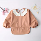 Cute Long-Sleeved Waterproof Feeding Bib – Baby & Toddler Mealtime Apron, Easy-Clean Holiday Gift