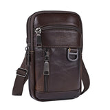 Men’s Stylish Waterproof Leather Crossbody Bag – Lightweight Simple Shoulder Sling Bag for Travel, Outdoor & Daily Fashion