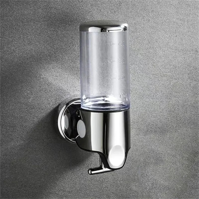 Wall-Mount Bathroom Liquid Soap Dispenser – Hand Sanitizer, Shampoo & Shower Gel Container for Bathroom Accessories