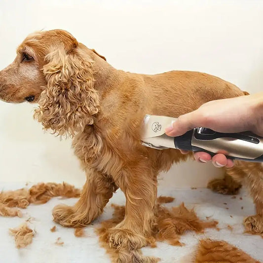 Pet Hair Trimmer Kit – Electric Precision Clippers for Professional Grooming at Home, Ideal for Dogs & Cats