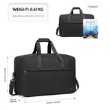 KONO 55×35×25 cm Carry-On Duffel Bag – 48 L Large-Capacity Travel Holdall with Wheels & Telescopic Handle (Unisex)