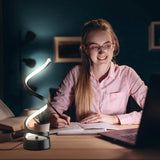 🌀 Classic Creative Spiral LED Table Lamp – Modern Minimalist Dimmable Lamp with Adjustable Arm & Soft Multifunctional Light