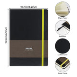 Tunjilool A6 & A7 Notebook Journal 2-Pack – 192 Pages 80gsm Blank & Dot/ Grid