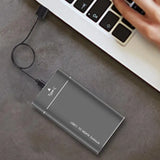 Portable External HDD – 500GB USB Hard Drive, High-Speed Data Storage Expansion for Laptops & Desktops, Black