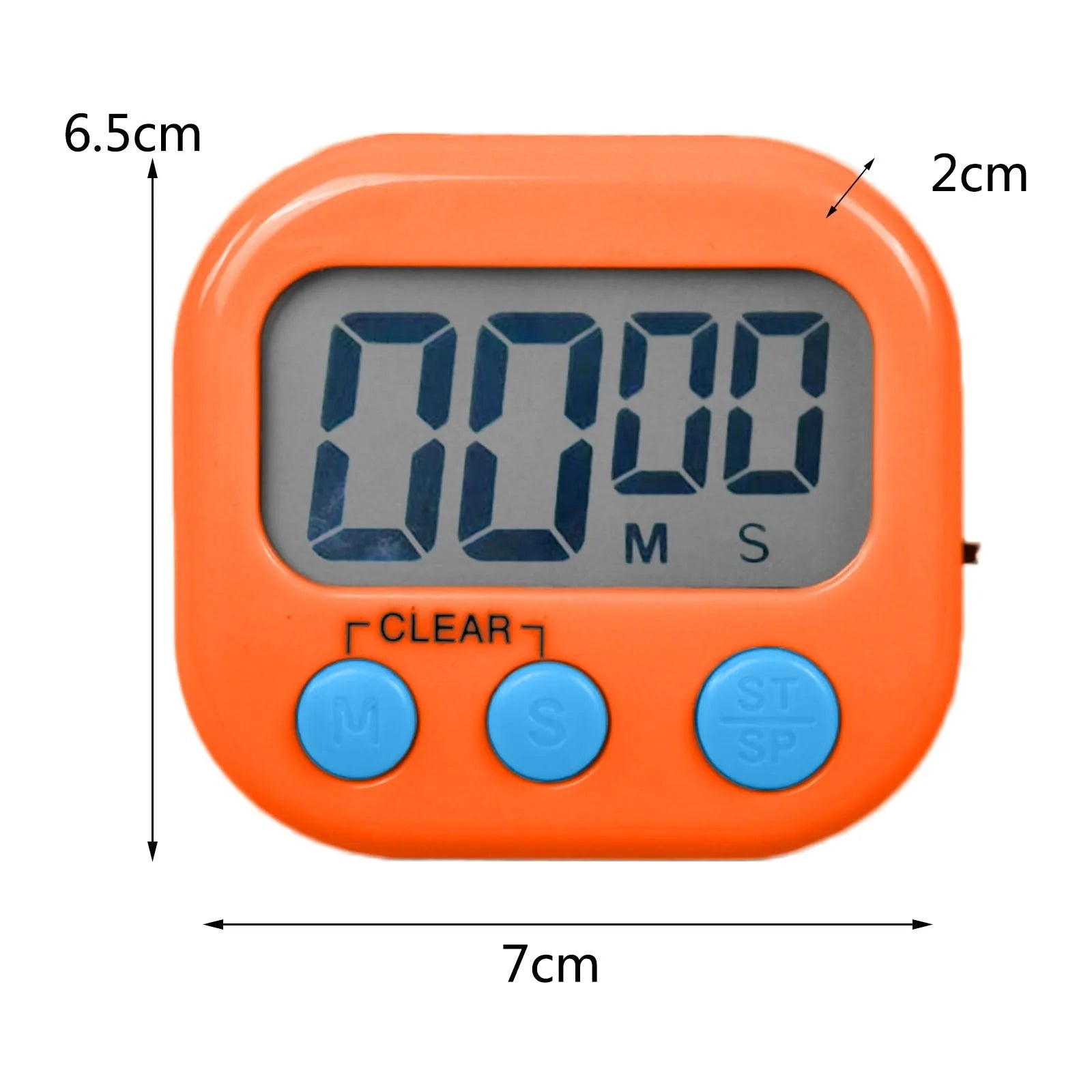 Digital Countdown Timer with Large LCD & One-Touch Control — Kitchen, Classroom, Study & Egg Timer