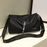 Portable yoga & gym sports bag – multifunction 600D nylon fitness handbag with adjustable strap for training, travel & weekend use