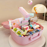 Large Capacity Desktop Storage Box – Multi-Compartment Organizer for Stationery & Accessories