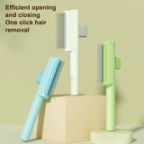 Pet Hair Removal Comb – Self-Cleaning Grooming Brush for Cats & Dogs