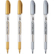 Metallic Markers – Gold & Silver Paint Pens for Black Paper, Rock, Glass & Craft Projects ✨