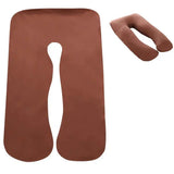U-Shaped Maternity Cushion Cover 80 × 160 cm – Multi-Functional Cotton Pillowcase for Side Sleepers