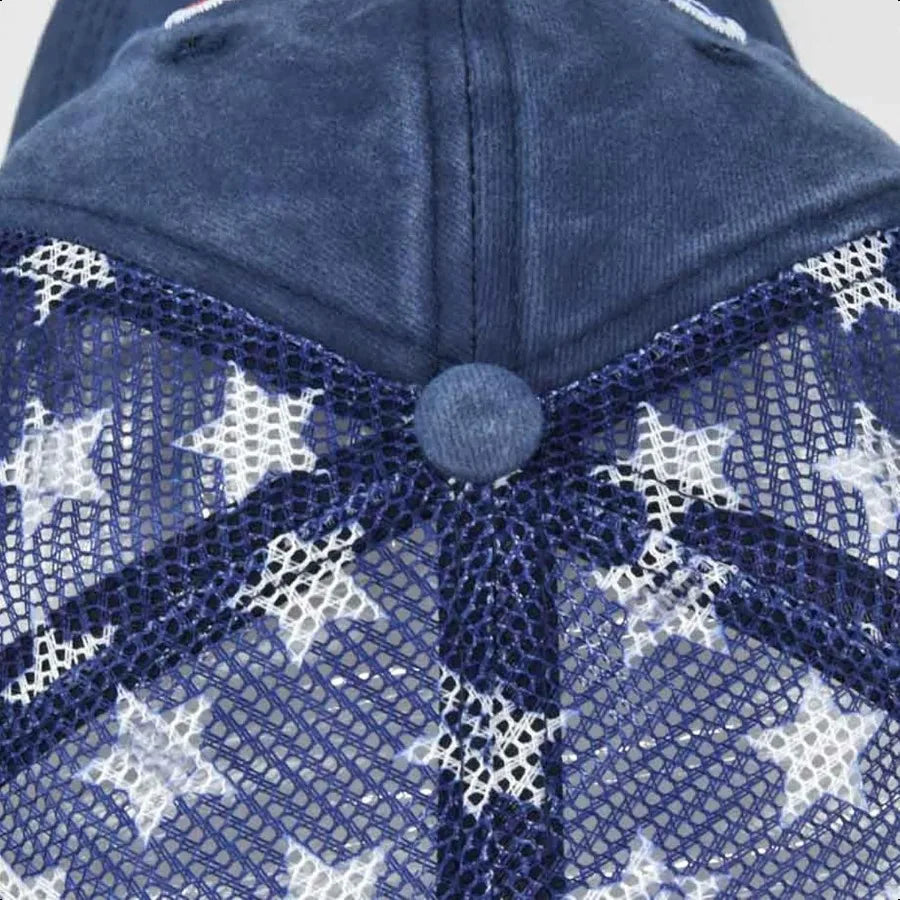 UTOWO American Flag Washed Vintage Embroidery Adjustable Baseball Cap – Unisex