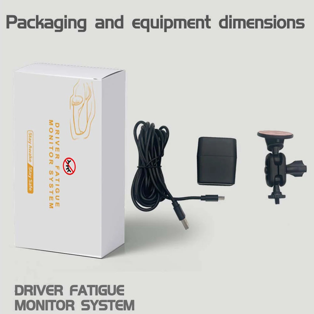 Anti-Sleep Driving Alarm System – Face & Pupil Recognition Safety Monitor with Head-Up Alert for Accurate Driver Protection