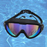 Electroplated Large-Frame Swimming Goggles for Adults – Anti-Fog, UV Protection & Optical Lens Design
