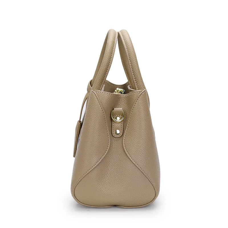 Aidrani First-Layer Cowhide Large Capacity Commuter Messenger & Shoulder Bag for Women (2024 Edition)