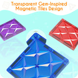 “EDUCIRO Magnetic Building Blocks Set – Montessori Educational Puzzle Tiles Construction Toy for Kids”