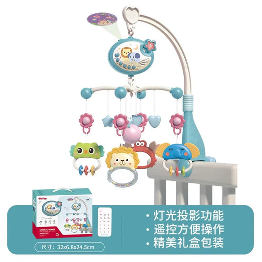 Musical Baby Crib Mobile – Infant Toy with Lights, Music & Projection, Remote Control Crib Mobile for Newborns 0–6 Months