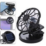 Mini Clip-On Solar Fan – Portable Camping & Hiking Cooling Fan for Summer Travel & Outdoor Adventures 🌞🌀