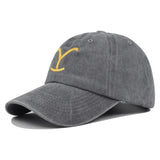 Yellowstone Dutton Ranch Embroidered Baseball Cap – Distressed Ponytail Hat with Sun Protection