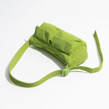 Women’s Fashion Shoulder Bag – Solid Colour Under-Arm Messenger with Multi-Pockets & Zipper Closure