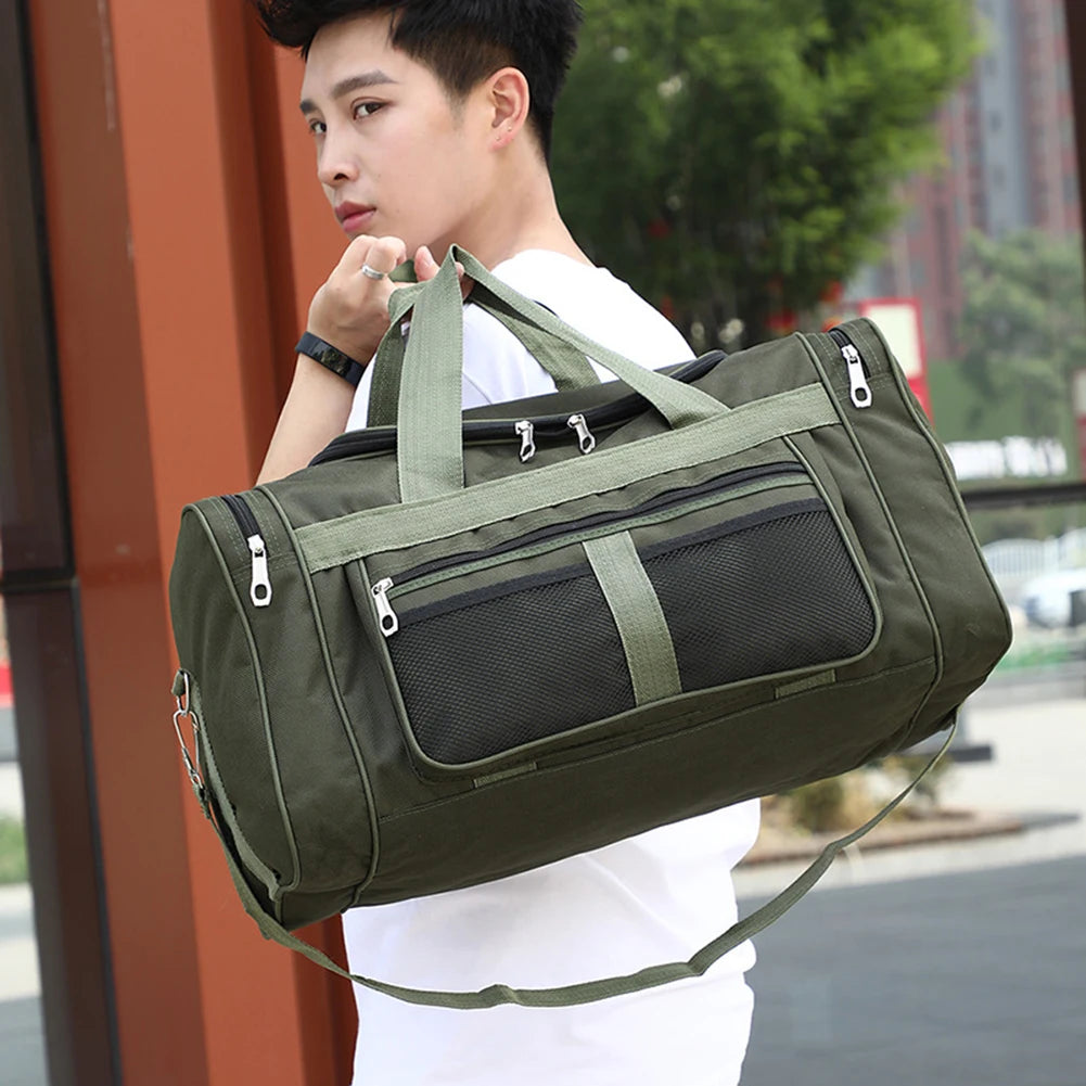 Waterproof gym exercise backpack – Oxford sports bag with dry & wet separation, multifunctional large-capacity fitness bag