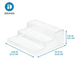 Clear 3-Tier Pantry Organizer Storage Shelf – Easy-Access Condiment & Spice Rack