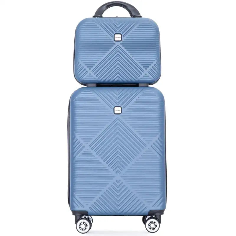 4-Piece Lightweight Travel Luggage Set – Large Capacity Spinner Suitcases with Double Wheels