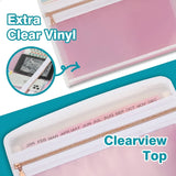 13-Pocket Expanding File Folder Organizer with Front Clear Pouch & Zipper Closure – Letter/A4 Document Organizer