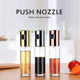 Olive Oil Sprayer Dispenser – Leak-Proof Glass Oil Spray Bottle for Cooking, BBQ & Kitchen Use | Refillable Seasoning Tool